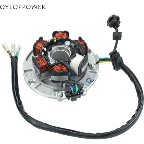 LF140 Engine 6 Coil Ignition Magneto Stator For Lifan 140 140cc 1P55FMJ Horizontal Kick Starter Engines Dirt Pit Bikes