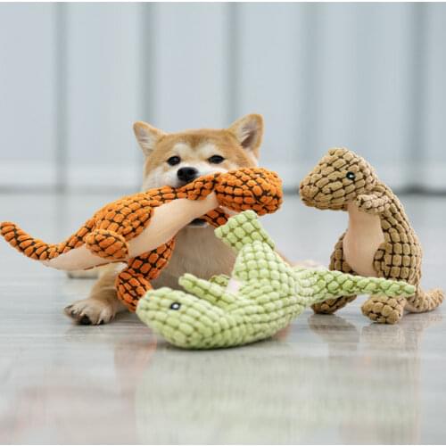 Fleece Large Dinosaur Toys Giant Dogs Pets Interactive Dog Toys For Large Dogs Chew Toys Chihuahua Plush Stuffing Squeakers
