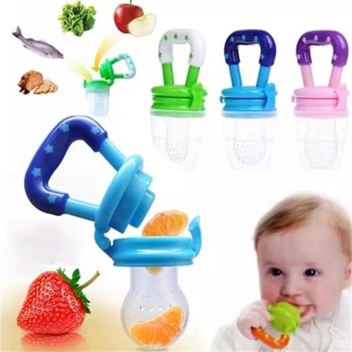 Feeder Fresh Fruit Food Kids Nipple Feeding Milk Feeder Baby Pacifier Bottles Nipple Teat Fresh Fruit Nibbler Baby Food Mills