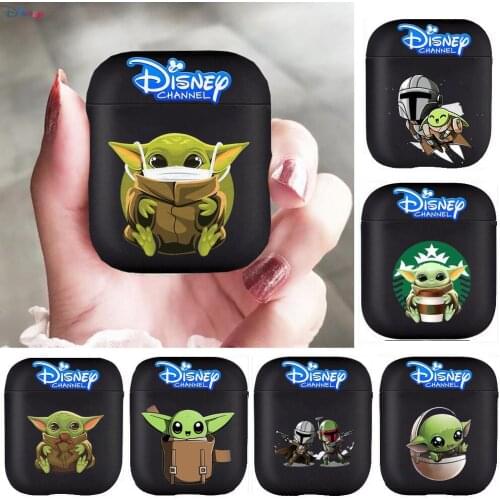 Disney Star Wars Baby Yoda Cute Soft Silicone Cases For Apple Airpods 1/2 Protective Bluetooth Wireless Earphone Cover For Apple