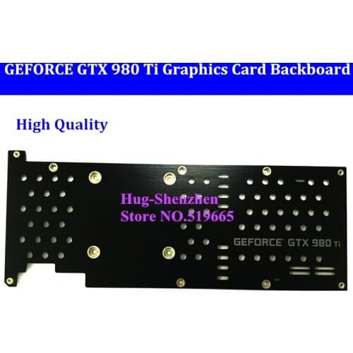 NEW GeForce GTX 980 ti GTX980 980Ti GAMING graphics card board Full Cover Graphics Card Water Cooling Block backboard rear panel