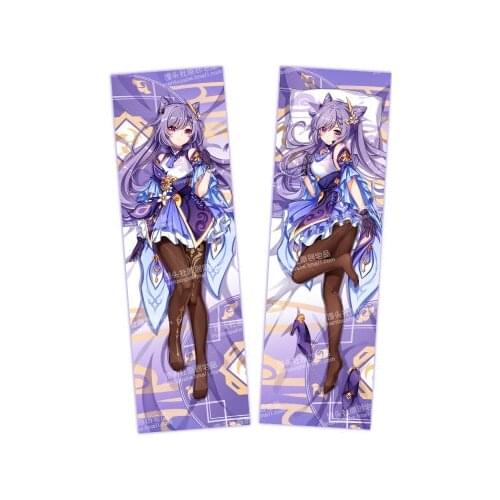 Game genshin impact Two dimensional cosplay lovely animation pillow Case Hugging Body pillow
