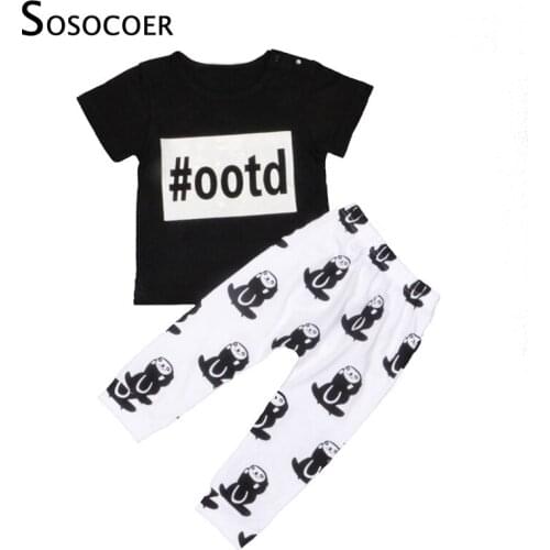 Комплекты одежды для новорожденных SOSOCOER China At AliExpress