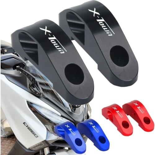 For KYMCO XTOWN300i X-TOWN 125i 300i x town 125 300 Mirrors Extension Kits Mirror advance Rear Aluminum Mirror Hole adapter Cap