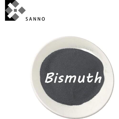 High purity 99.9% Bismuth powder ultrafine Bi metal for hard alloy addtive / grinding products / high accuracy casting