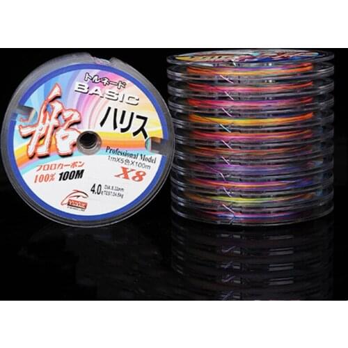 High-density 100M imported 8X PE braided line super-strength sea fishing line sinking line outdoor fishing tackle accessories