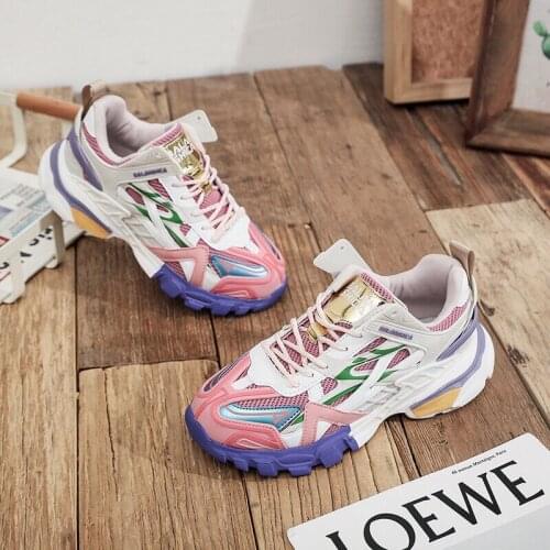 Plus Size Colorful Women Sneakers 2021 Autumn New Design Womens Sport Shoes 41 Unisex Fashion Casual Sneakers 42 Men Trainers