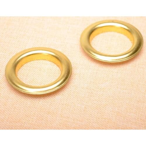 1 9/16" Grommets Drapery Curtain Eyelet Handbag Metal , 40 mm Inner Diameter & Gold Plated