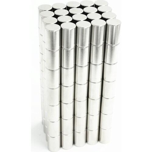 100pcs Neodymium N35 Dia10mm X 15mm Strong Magnets Tiny Disc NdFeB Rare Earth For Crafts Models Fridge Sticking magnet 10x15mm