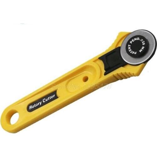 100PCS New Freeshipping Yellow Adult Roller Cutter Blade Circle Cloth Round 28mm Fast shipping for DHL TNT Fedex