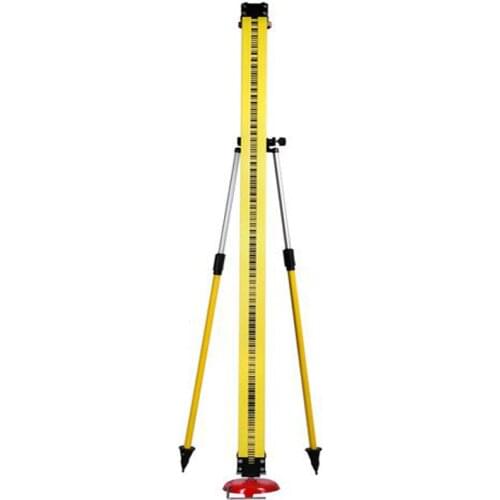 2Pcs High Precision Barcode Invar Leveling Staff 2M for Trimble DINI Digital Level