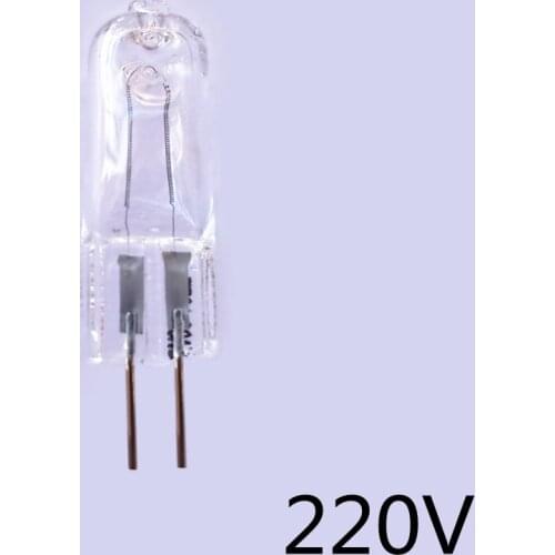5pcs G4 220V halogen bulb 220v G4 bulb Crystal lamp chandelier bulb G4 220V 50W 35W 20W