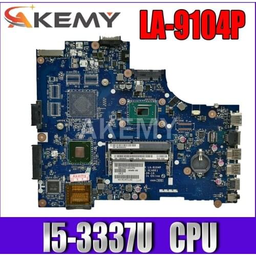 Akemy CN-0760R1 motherboard for Dell Inspiron 3521 5521 Laptop Motherboard VAW00 LA-9104P SR0XL I5-3337U DDR3L 100% Fully Tested