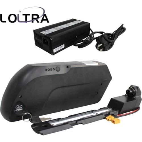 Electric Bike Battery 36V 15Ah OEM Cell Tiger Shark Frame Case Down Tube Style Lithium Ion Battery for 750W Motor