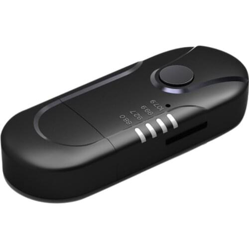 Car USB FM Transmitter Powered Bluetooth Car Audio Player Music Adapter Wireless Receiver Handsfree In-Car FM Modulator