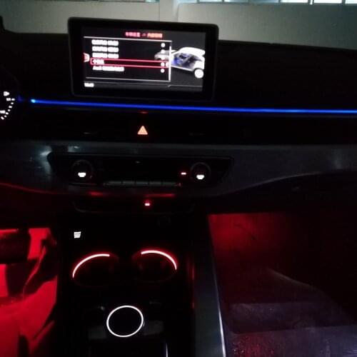 Auto Interior Atmosphere Light Led Multi Colors for Audi Q7 Car Ambient Lighting Car Accesories Interior