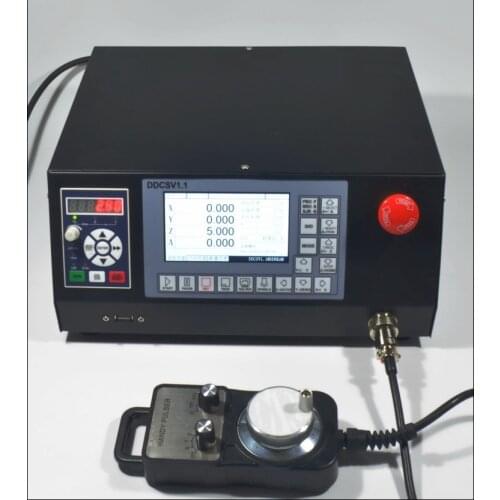 Engraving machine control box offline U disk read 4 axis stepper drive 1500W variable frequency spindle drive