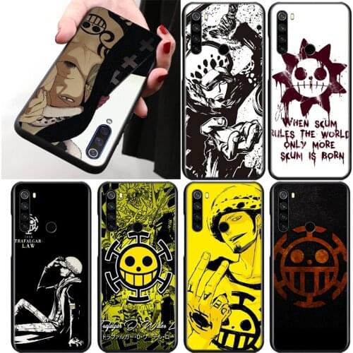 Anime Trafalgar Law Sign For Xiaomi Mi Note 10 Ultra 9T CC9 Poco X3 NFC M2 Pro 9 SE 8 6 5 A3 A2 A1 Lite Phone Case