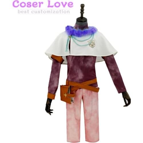 Black Clover Yuno Cosplay Costume Carnival Halloween Christmas Costume