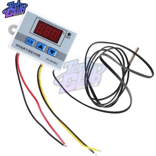 DC 12V 24V AC 110V-220V W3002 Digital LED Temperature Controller 10A Professional Thermostat Regulator XH-3002