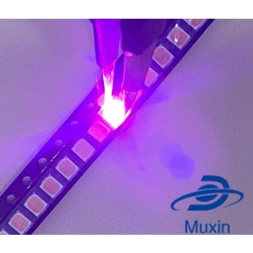 Hot 100Pcs/lot 2835 Pink SMD LED 0.2W high bright light emitting diode chip leds Free shipping 3.5*2.8*0.8mm 2835 smd led diode