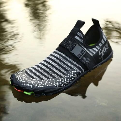 Summer Barefoot Water Shoes New Beach Shoes Mens Upstream Shoes Mens Sports Shoes Outdoor Swimming Fitness Fishing Shoes 39-46