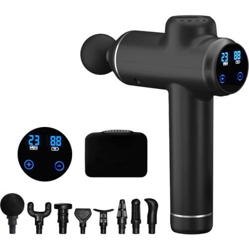 High Frequency Massage Gun 30 Gear Muscle Massager For Face Neck Back Relax Body Relaxation Electric Massager with Portable Bag