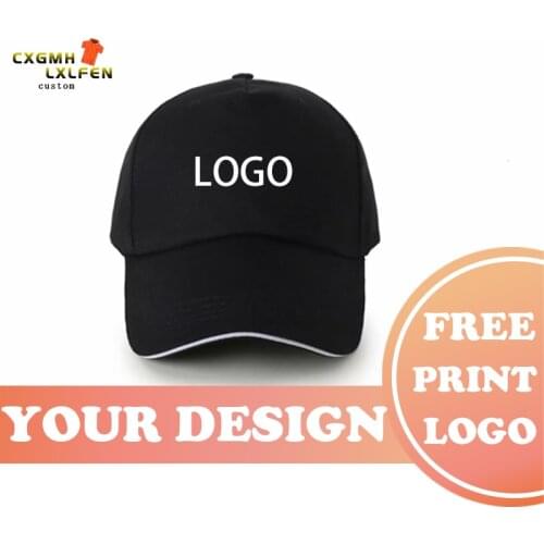 Multicolor golf caps, baseball caps, peaked caps, sports sunshade, pure cotton, five-piece air holes, high-end custom logo hats