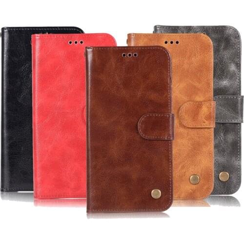 Fashion Wallet Case For Huawei Enjoy 8e / Honor 7A Cover Phone Bag With Stand Extravagant Retro PU Flip Leather Case