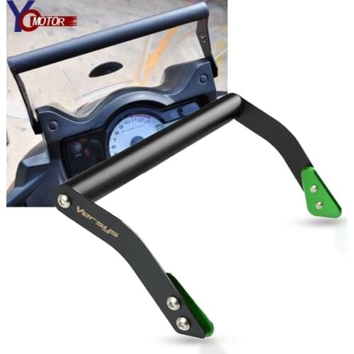 Motorcycle Mobile Phone Holder For KAWASAKI Versys 650 VERSYS650 KLE 650 2015 2016 2017 2018 2019 Black Navigation Bracket