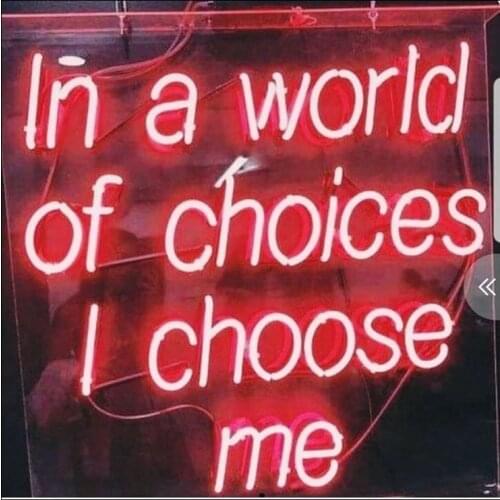 Neon Sign person going come and make life better for me world choice Lamps decorate light Hotel DISPLAY Impact Attract light