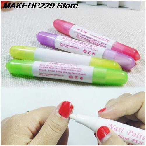 New Nail Art Gel Nail Polish Remover Pen Manicure Cleaner Nail Polish Corrector Remover Pen UV Gel Polish Remover Wrap Tool