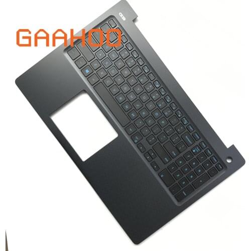 Brand new original laptop Palmrestt for DELL GAMING15-3000 G3 3579 G3-3579 Palmrest /w US keyboard BLUE backlight