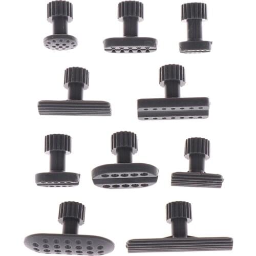 10pcs/set Plastic Gasket Dent Removal Gaskets Car Repair Tool Dent Puller Suction Cup Automobile Sheet Metal Repair Gaskets