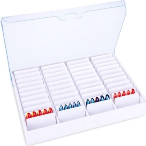 Clear Jewelry Box Compartments Organizer Nail Art Storage Case Salon Tools