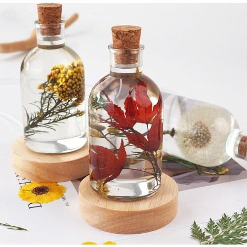 DIY Crystal Epoxy Resin Mold Led Night Bottle Mirror Silicone Mold For Resin easy to separate, temperature resistant