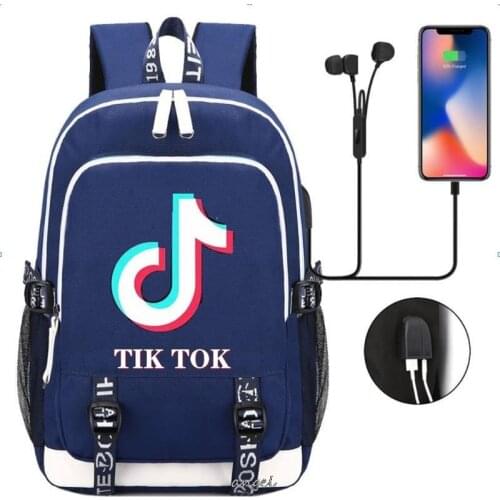 Tik Tok New primary school backpack for boys book bag children school bags kids back bag teenage boy schoolbag usb port Mochila