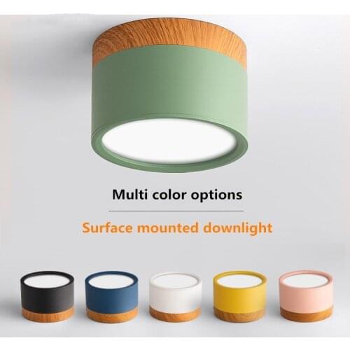 LED Downlight 7W 15W Led Surface Mounted Ceiling Downlight for indoor bedroom Living Room aisle 110V 230V 240V