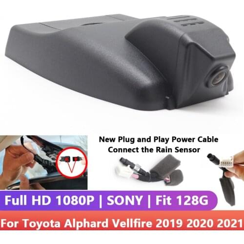 Car DVR Wifi Video Recorder Dash Cam Camera Easy Installation high quality HD 1080P For Toyota Alphard Vellfire 2019 2020 2021
