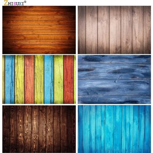 Vinyl Retro Wooden Floor Children Baby Portrait Photography Backdrops For Photo Studio Background Props 21129 XTMB-02