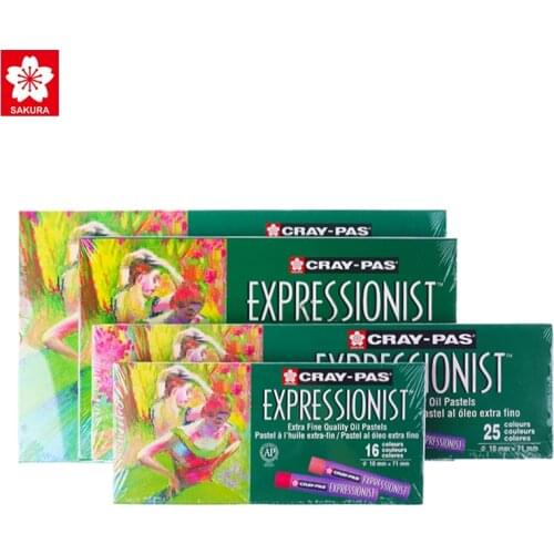 Japan Sakura oil pastel 12 colors 25 colors 36 colors 50 colors heavy oiled sticks washable childrens safety heavy oiled medium