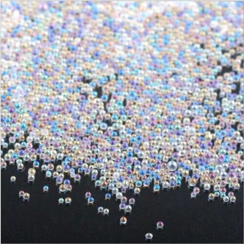 20G DIY Jewelry Accessories Crystal Bubble Beads Epoxy Mold Filling For UV Resin Silicone Mold Decoration