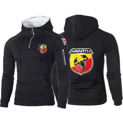 2020 Men ABARTH Logo Hoodies Sweatshirts Fashion Hooded Hip Hop Hoody Mens Brand Hoodie Casual Streetwear