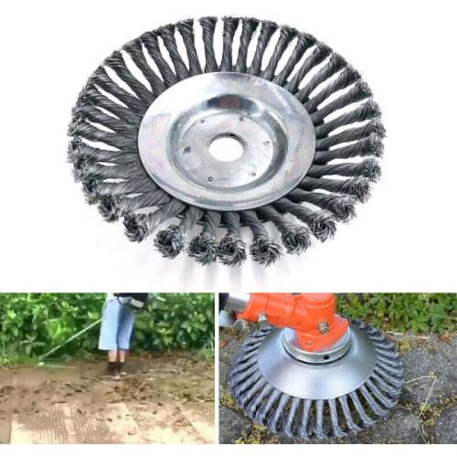 6 Inch 8 Inch Mower Head Steel Wire Trimmer Head Brush Type Mower Mower With Steel Wire Weeding Head Garden Tool Accessories