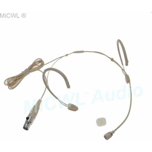 CS98 Earset Hook Headset Cardioid Microphone for Shure SLXD PGX SLX ULX QLX GLX Wireless BeltPack Face Head Mics