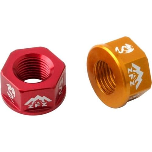 *Bicycle Hub Nut Flower Drum Nut M10 Aluminum Alloy Nut For Child Balance Bike MTB Road Bike Outdoor Bicycle Accessories