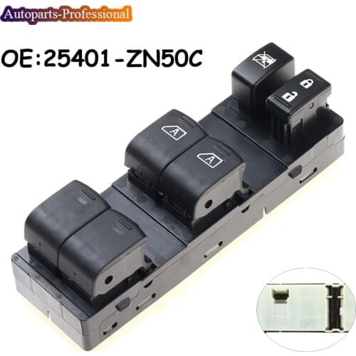 New Power Window Lifter Switch For N issan Altima 2.5L 3.5L 2007-2012 25401-ZN50C 25401-JN01A 25401-ZN50B Car accessories