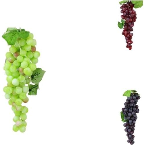Artificial Grapes DIY Artificial Fruits Plastic Fake Fruit For Home Garden Decoration Christmas Wedding