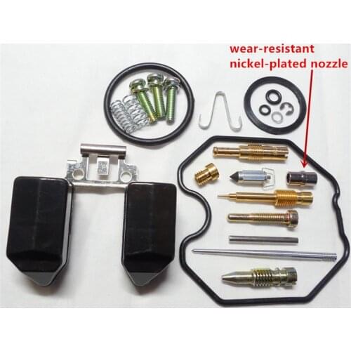 Carburetor PZ30 Repair Kits with wear-resistant nickel-plated nozzle For CG250CC ATV Motorcycle