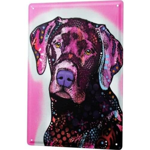 Letrero de estaño Ravtive Vet Practice, decoración colorida para barra de café de perro, decoración para el hogar